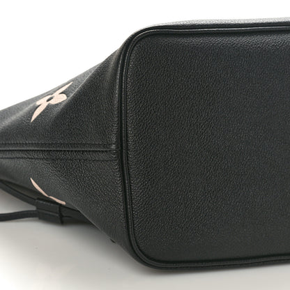 Louis Vuitton Empreinte Monogram Giant Neverfull MM Black Beige 8 of 9