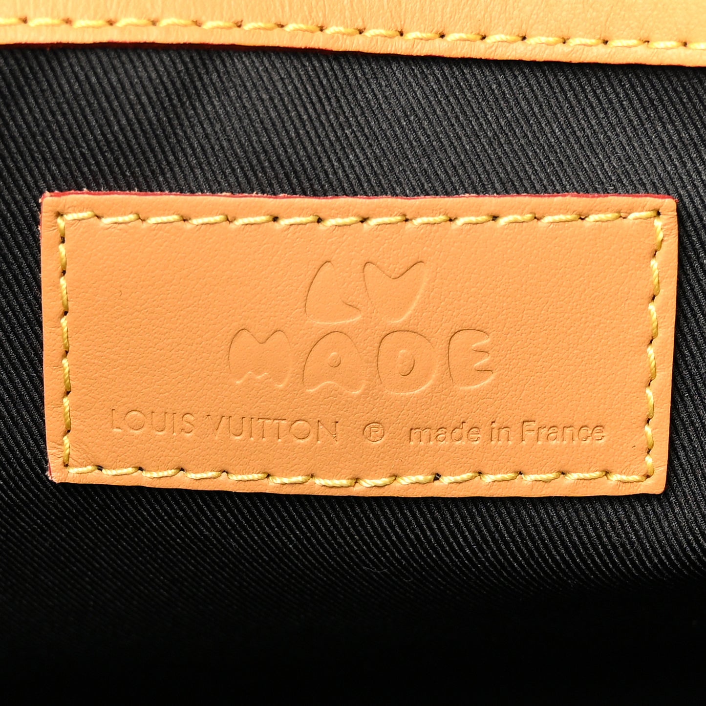 X NIGO Reverse Monogram Stripe Keepall Bandouliere 50 Brown