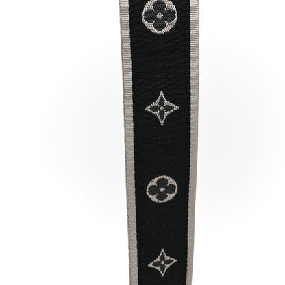 Louis Vuitton Jacquard Diane Shoulder Strap Black Ivory 4 of 4