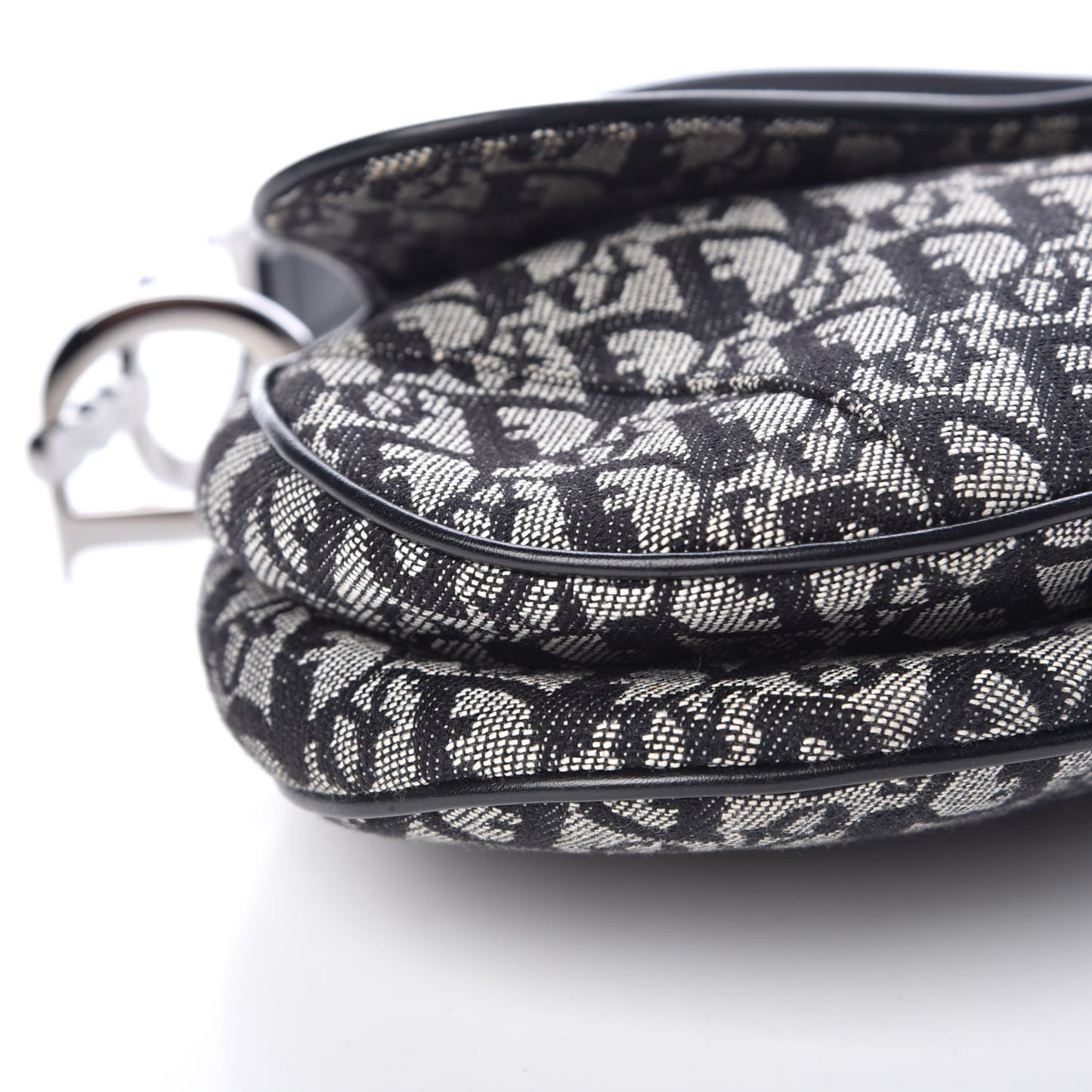 Monogram Saddle Bag Black