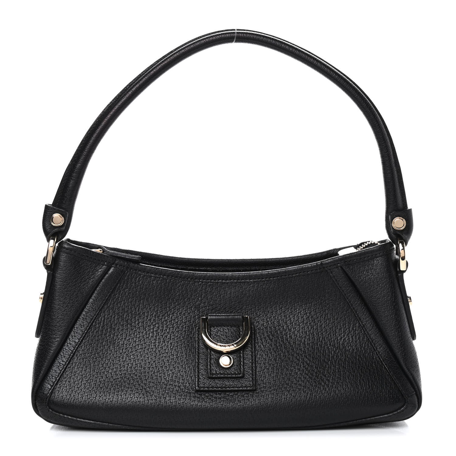 Gucci Calfskin D Ring Abbey Pochette Black 1 of 9