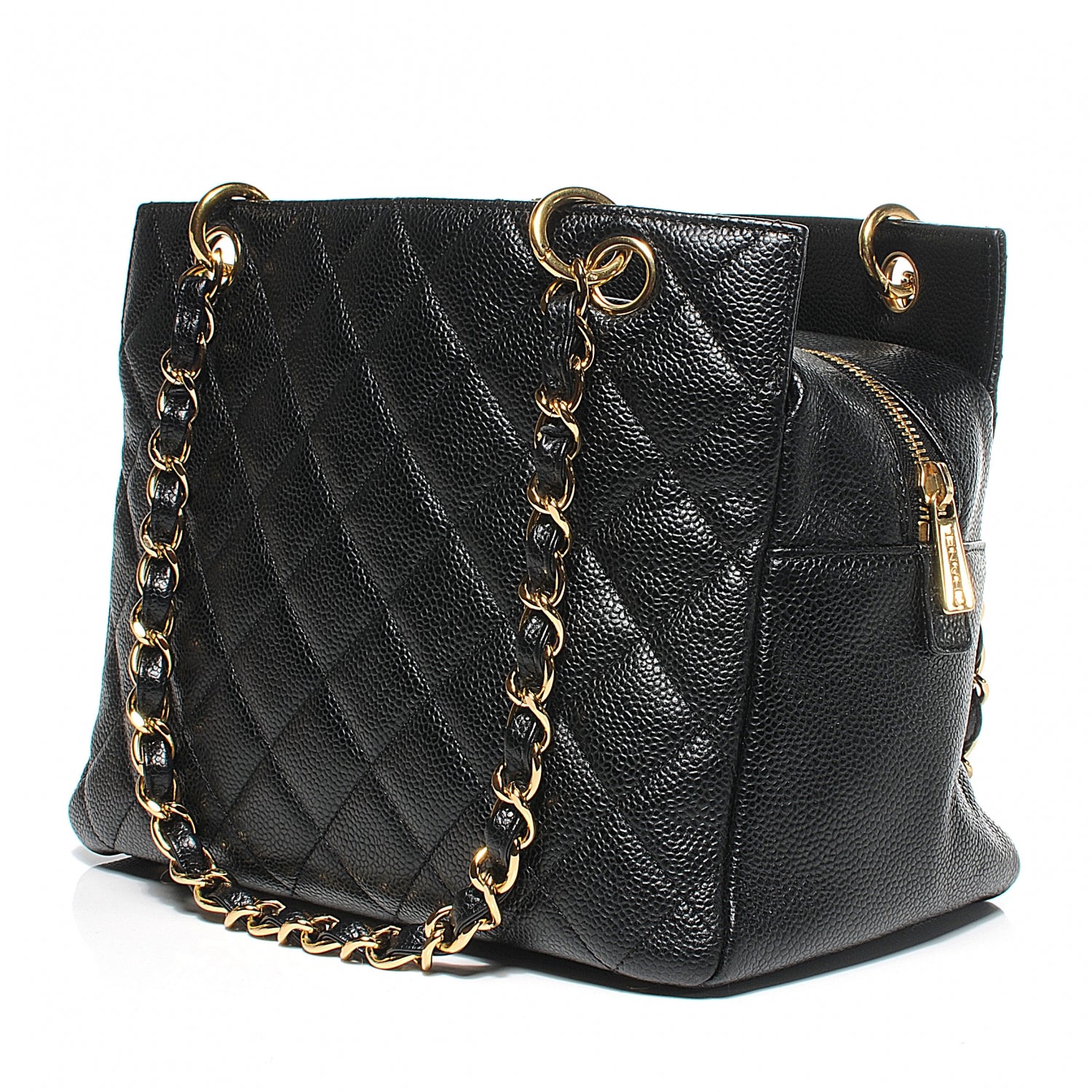 Chanel Caviar Quilted Petit Timeless Tote PTT Black 8 of 10