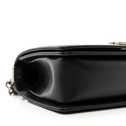 Chanel Caviar Quilted Medium Boy Flap Black 9 of 11
