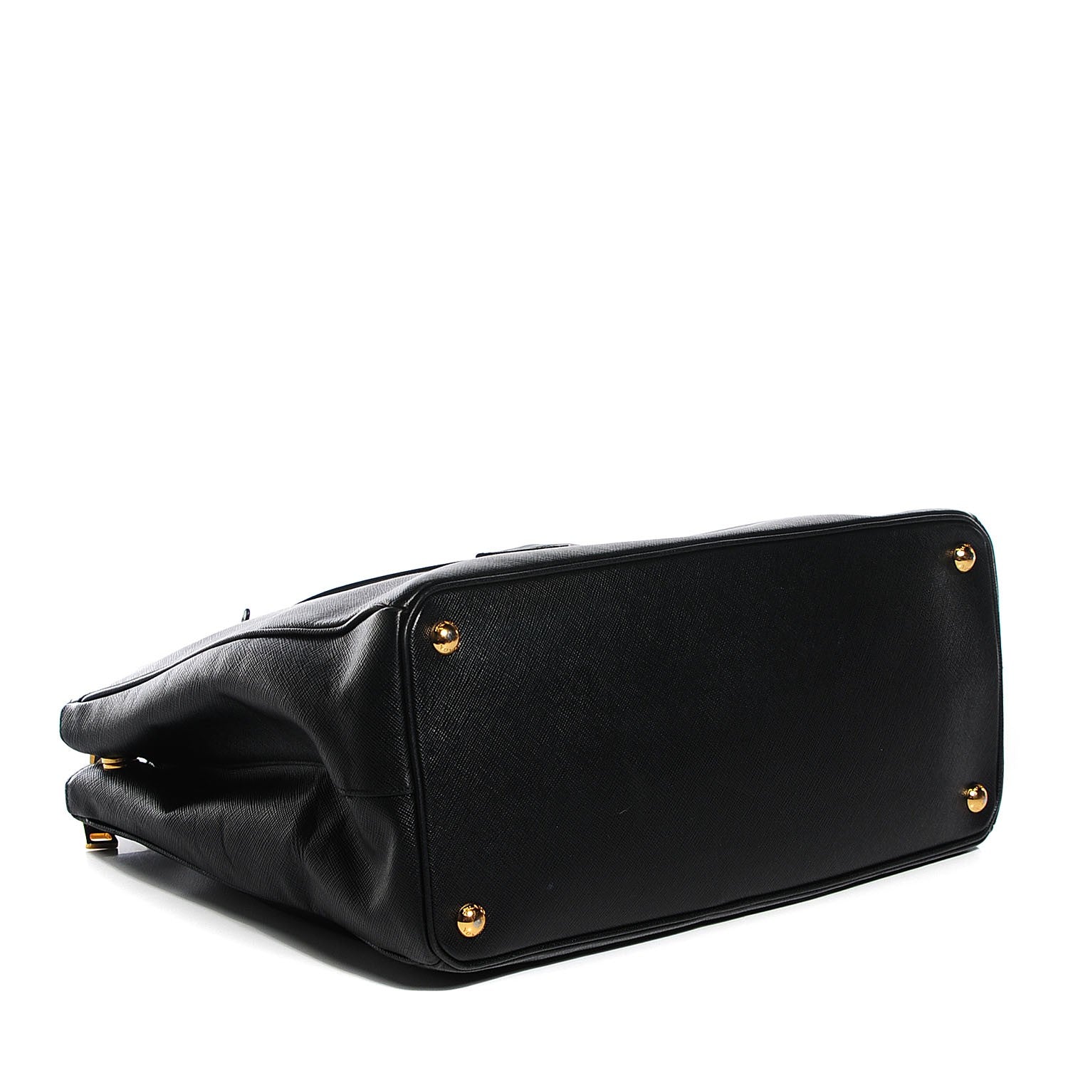 Prada Saffiano Large Galleria Double Zip Tote Black 4 of 9