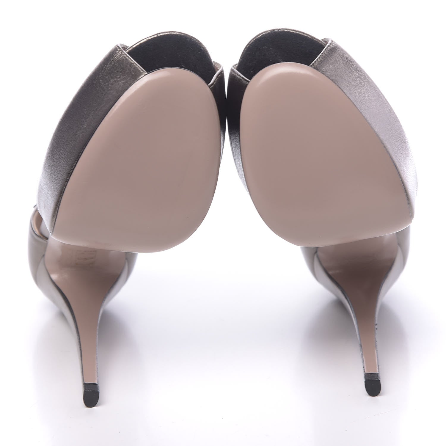 Gucci Metallic Nappa Lili Platform Pumps 36 Sasso 5 of 10