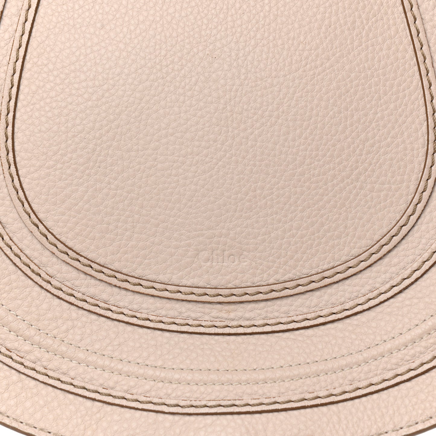 Calfskin Medium Marcie Round Crossbody Bag Blush Nude