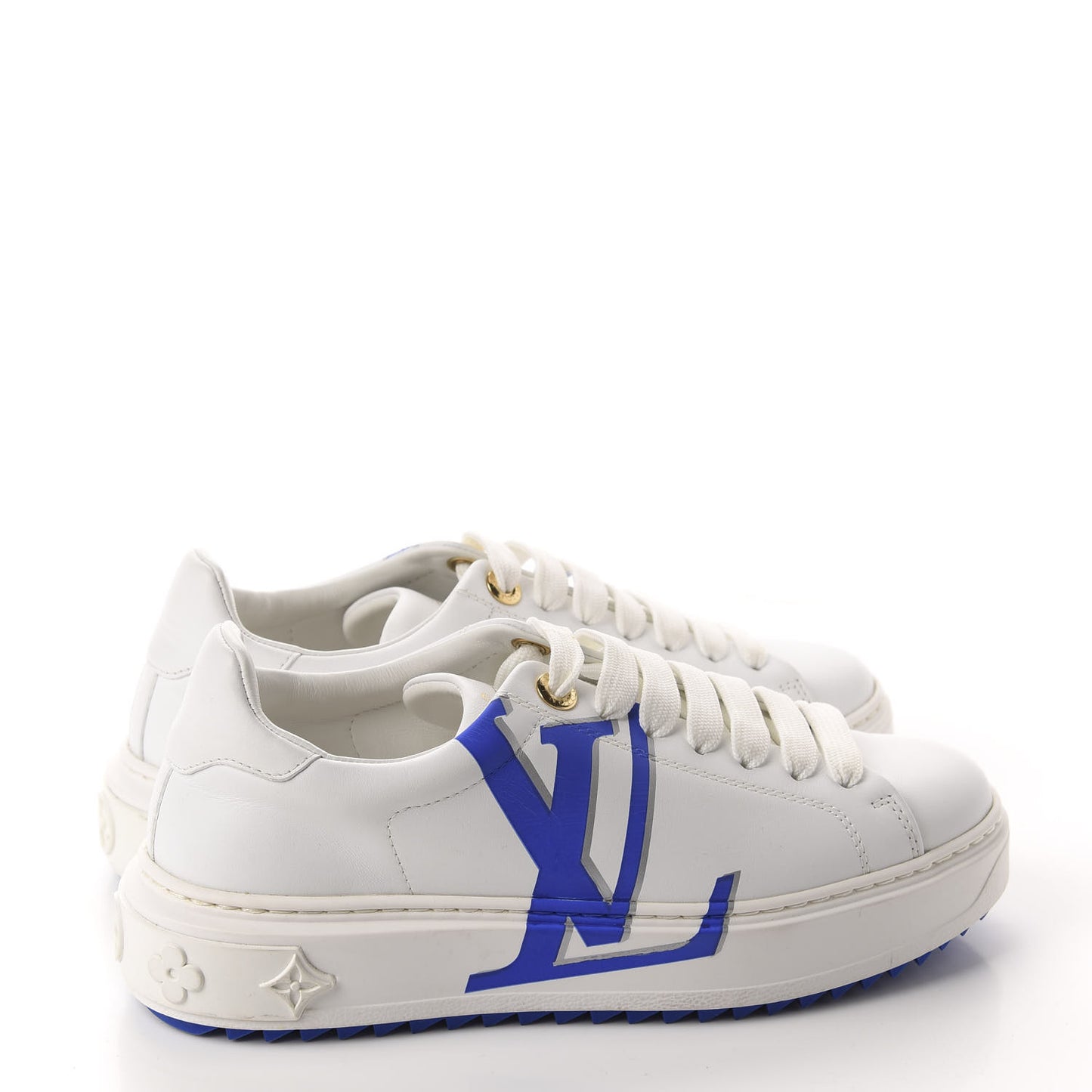 Monogram Time Out Sneakers 35.5 Blue