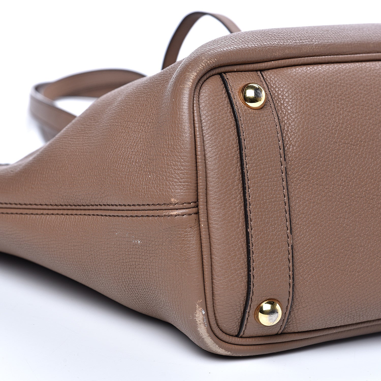 Burberry Grainy Calfskin Medium Honeybrook Tote Dark Sand 6 of 20