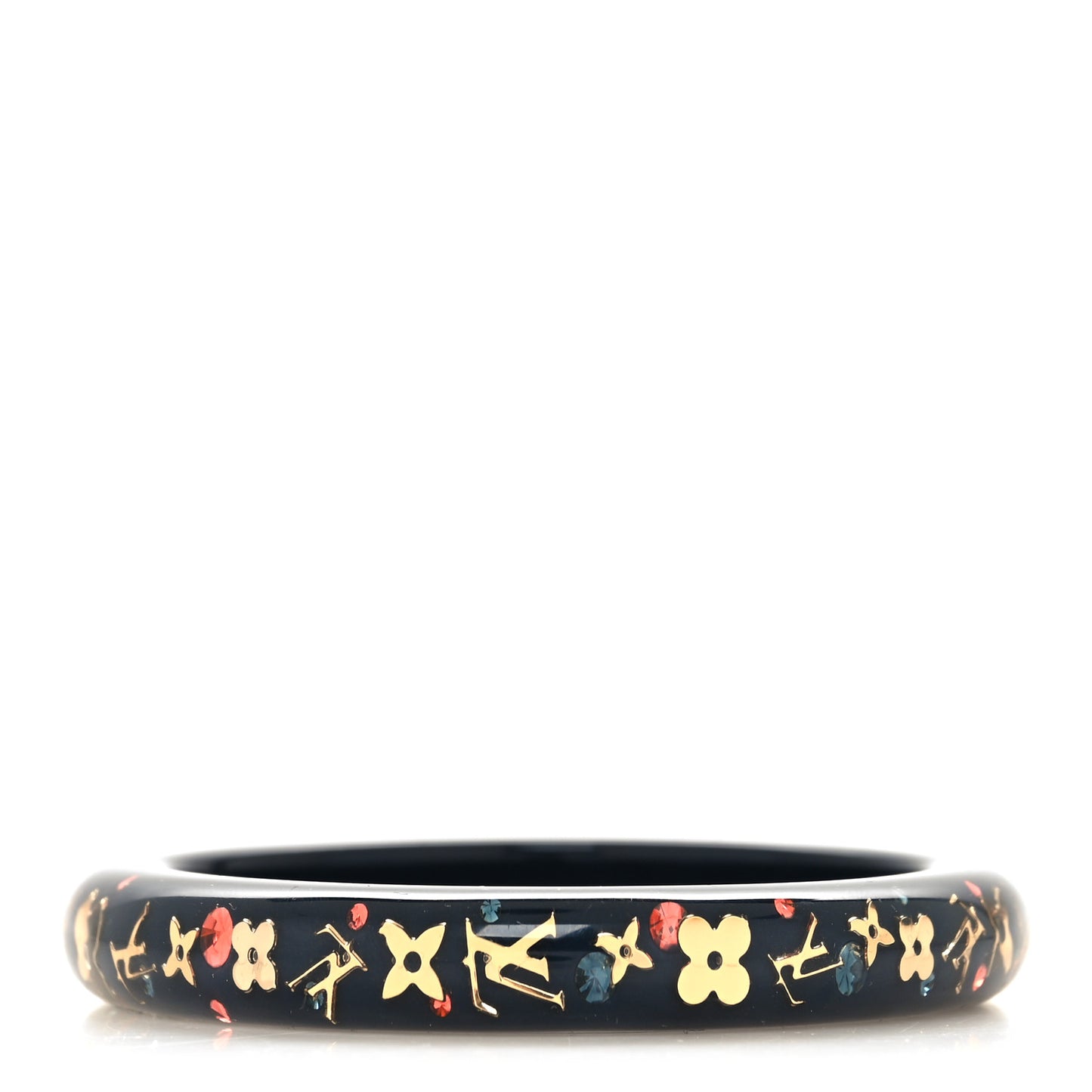 Resin Swarovski Medium Inclusion Bracelet PM Navy