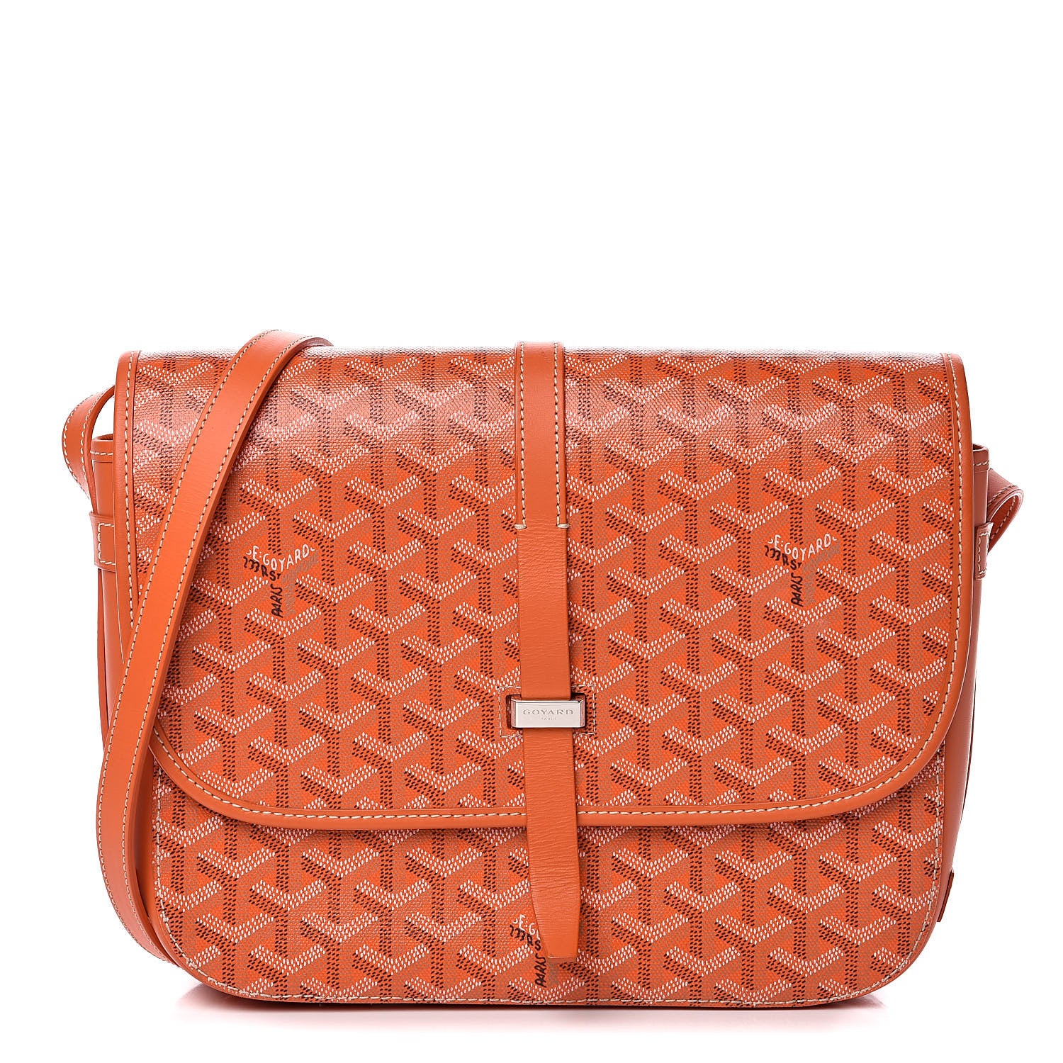 Goyard Goyardine Belvedere II MM Messenger Bag Orange 1 of 12