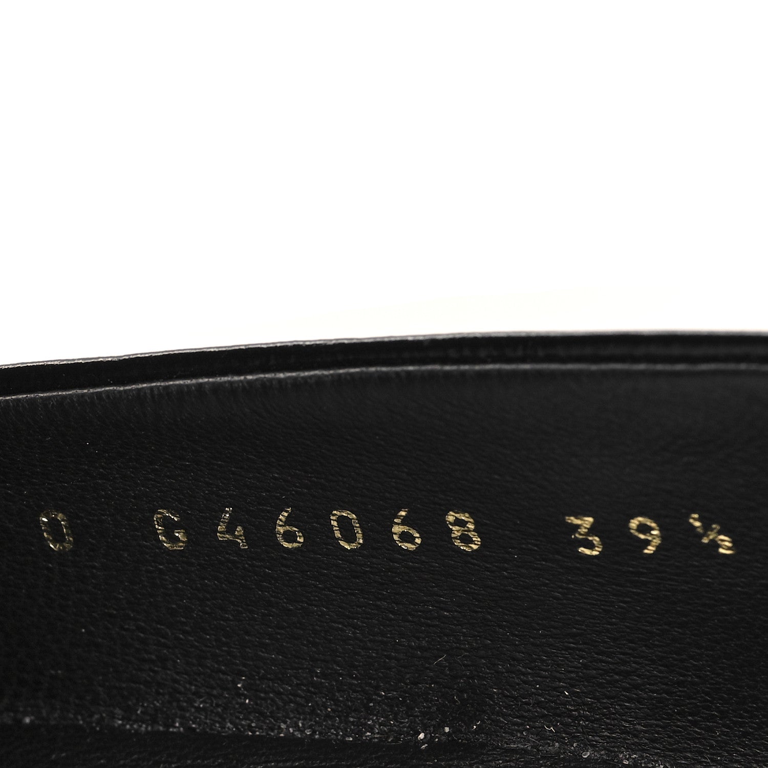 Chanel Shiny Calfskin Logo Loafers 39.5 Black 6 of 9