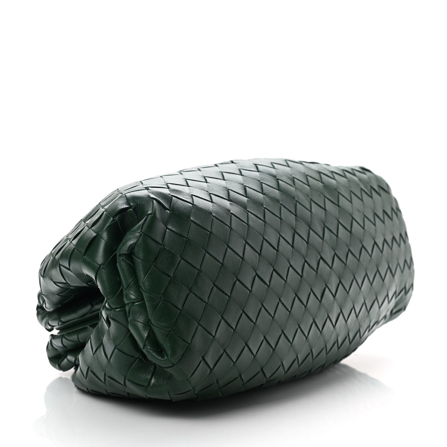 Nappa Maxi Intrecciato The Pouch Oversized Clutch Raintree
