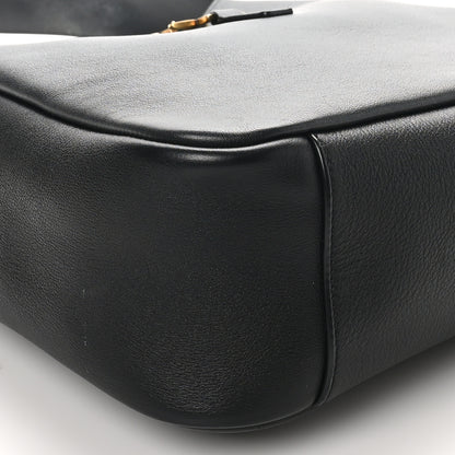 Saint Laurent Smooth Calfskin Small Le 5 A 7 Soft Hobo Black 8 of 9