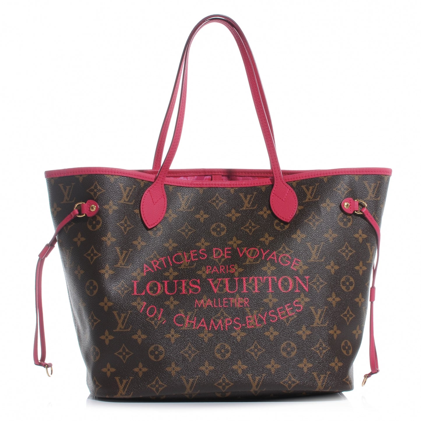 Monogram Articles de Voyage Ikat Neverfull GM Rose Indien