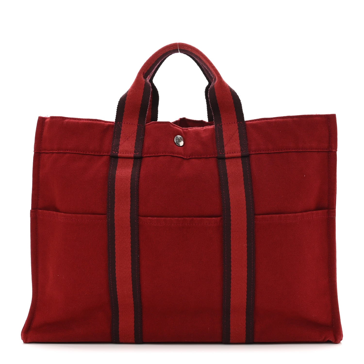Hermes Canvas Fourre Tout MM Red 1 of 10