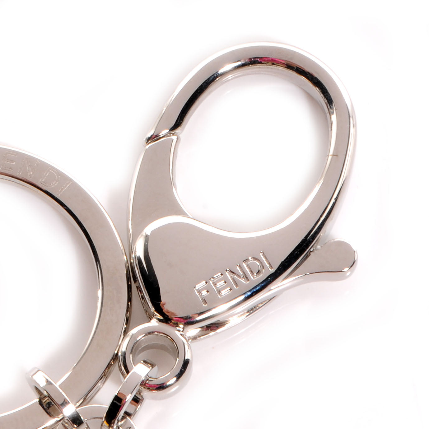 Saffiano Monster Key Chain Papavero