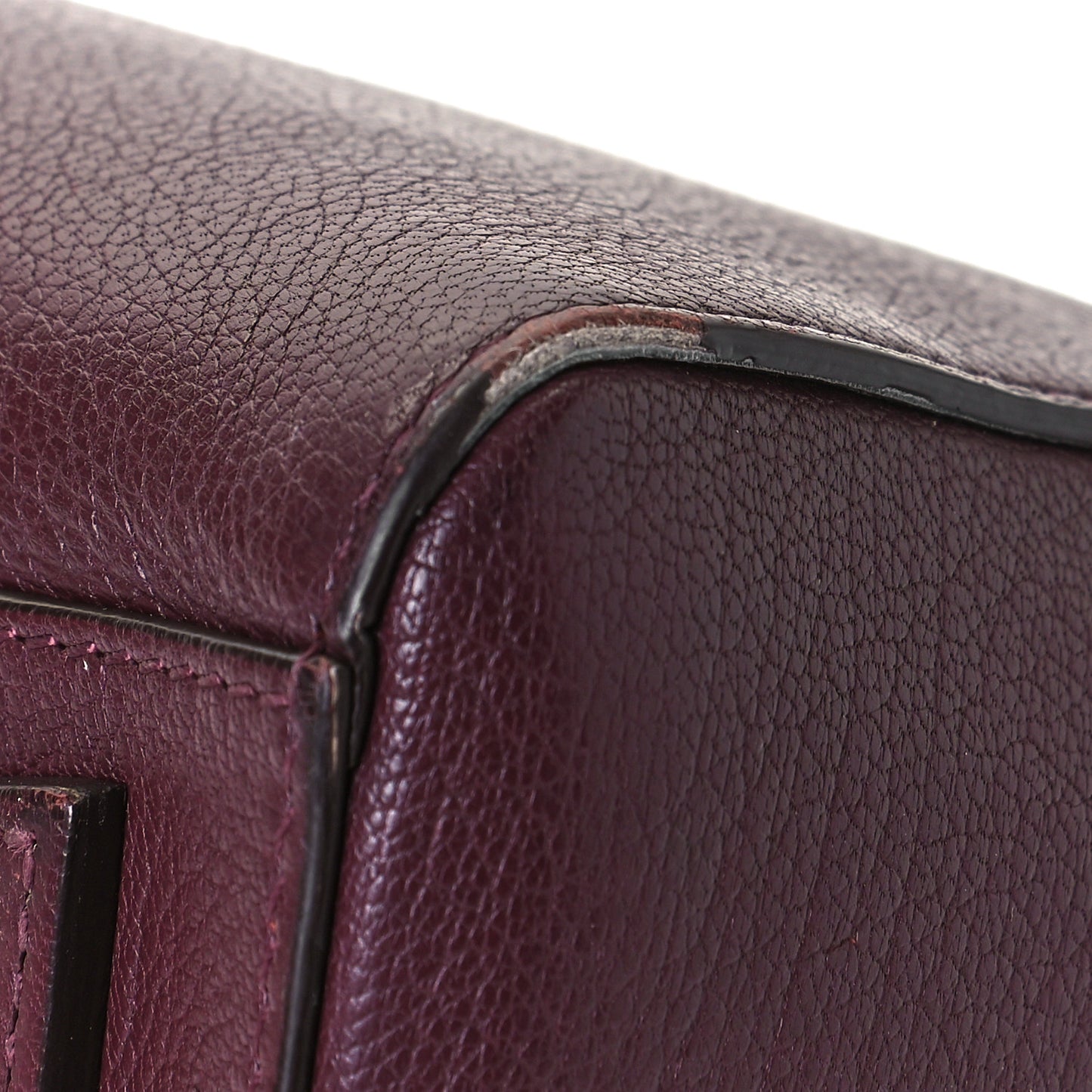 Sugar Goatskin Mini Tri-Color Antigona Burgundy Pink White