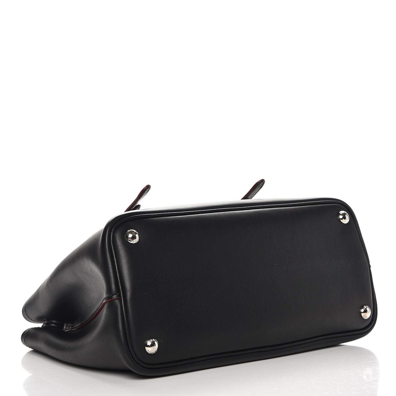 Prada City Calf Small Double Handle Tote Black 4 of 8