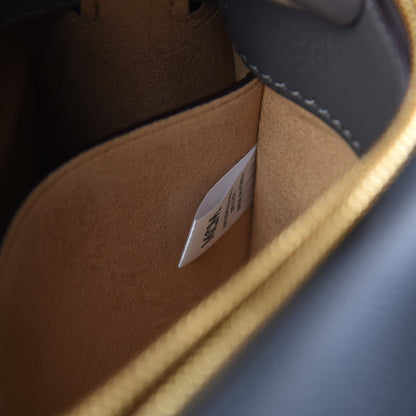 MCM Grained Calfskin Mini Milla Tote Phantom Grey 5 of 5