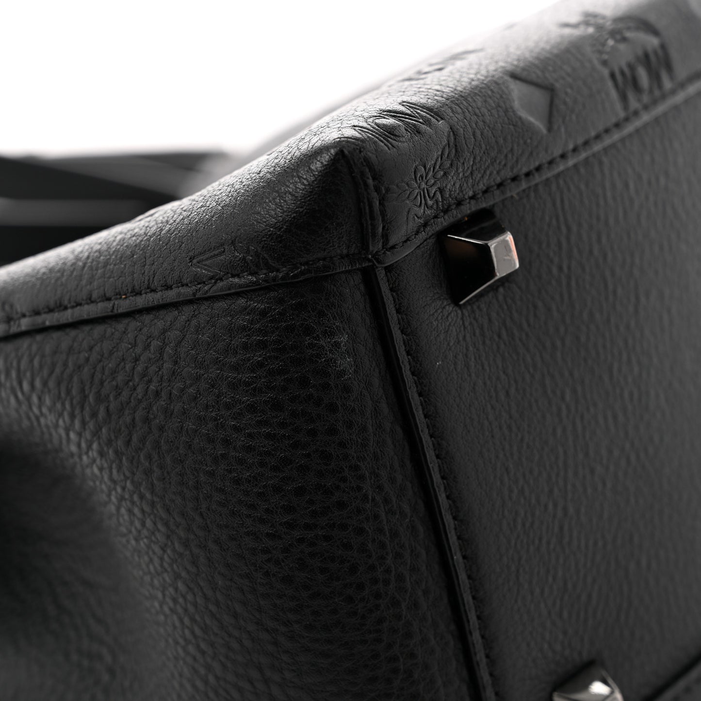 Calfskin Ottomar Monogram Sarah Convertible Hobo Black