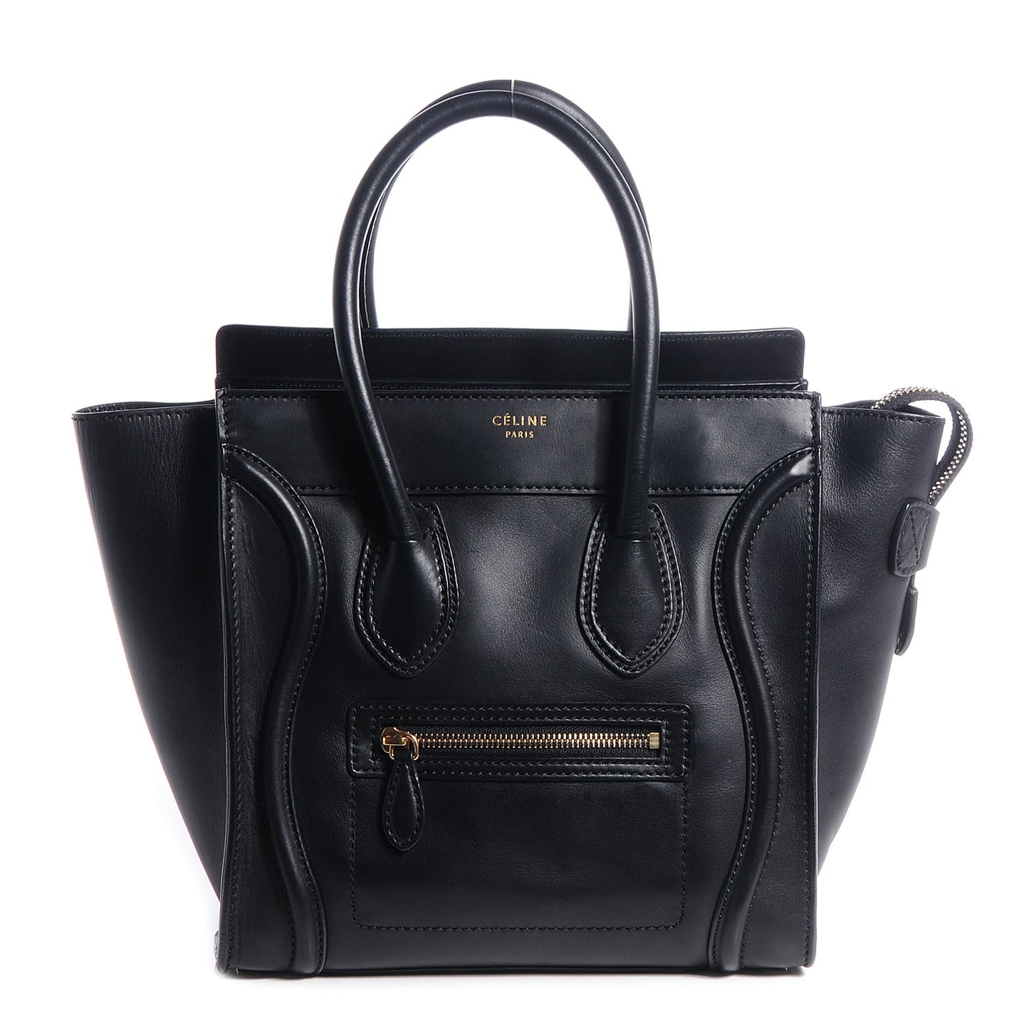 Smooth Calfskin Micro Luggage Black