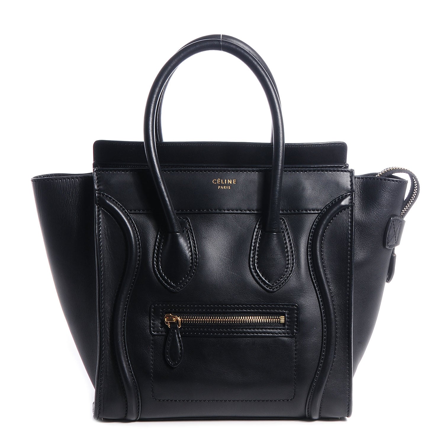 Celine Smooth Calfskin Micro Luggage Black 1 of 8