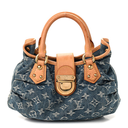 Louis Vuitton Monogram Denim Pleaty Blue 1 of 10