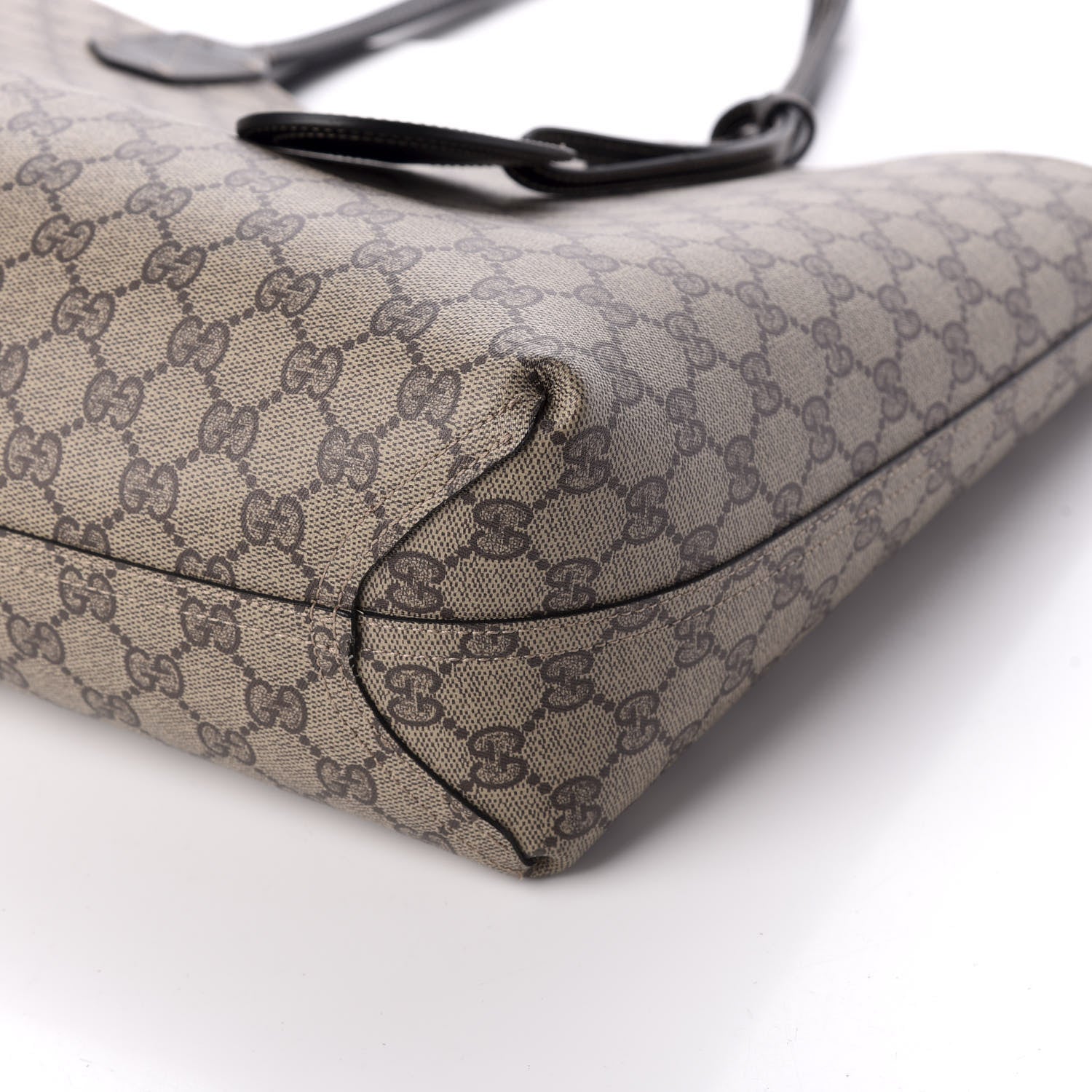 Gucci Calfskin GG Supreme Monogram Medium Reversible Tote Black 7 of 10