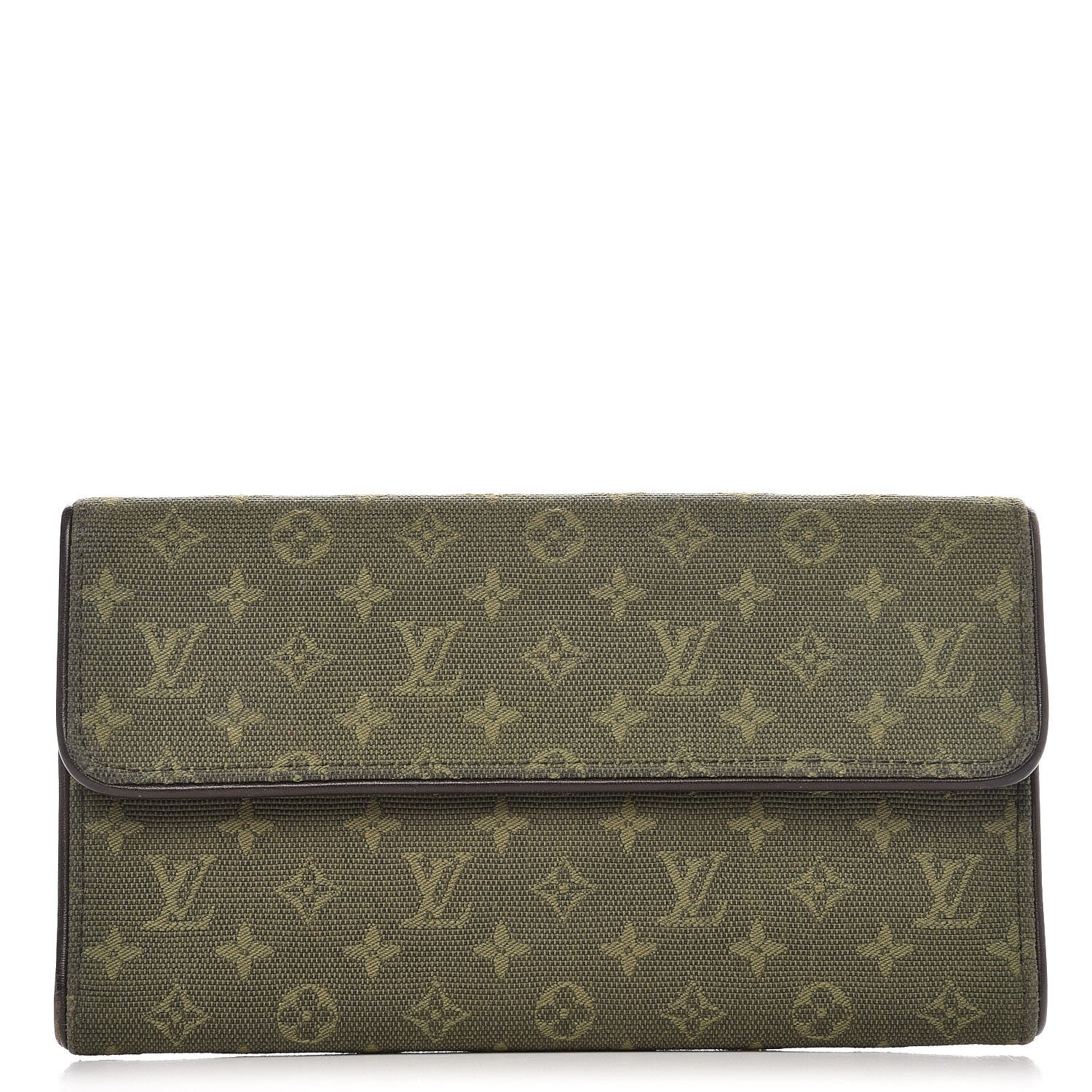 Louis Vuitton Mini Monogram Porte Tresor International Wallet Kaki 1 of 12
