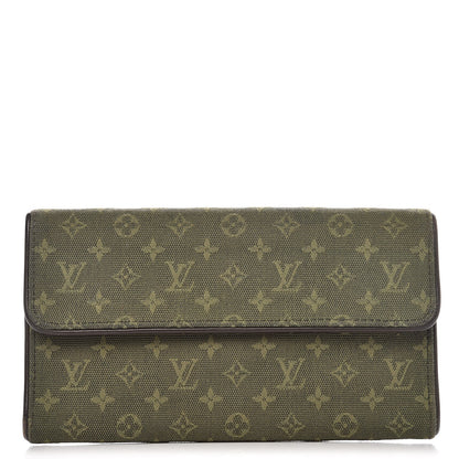 Louis Vuitton Mini Monogram Porte Tresor International Wallet Kaki 1 of 12