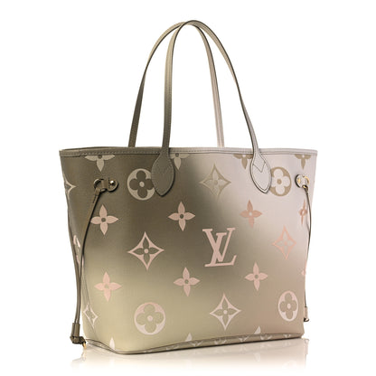 Louis Vuitton Monogram Giant Spring In The City Neverfull MM Sunset Kaki 4 of 10