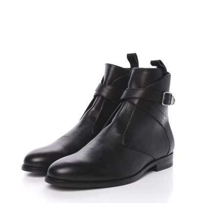 Saint Laurent Smooth Jodhpur Calfskin Dare Ankle Boots 43.5 Black 3 of 10