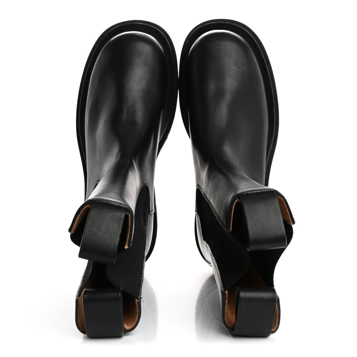 Bottega Veneta Calfskin The Lug Chelsea 55mm Boots 39 Black 2 of 9