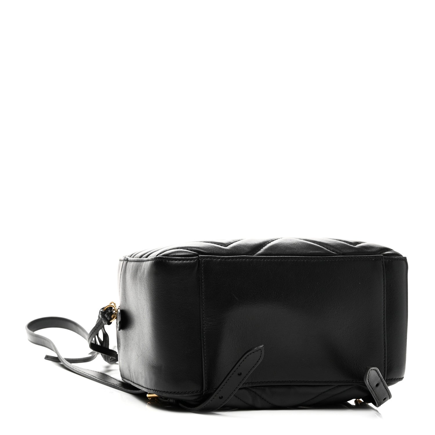 Gucci Calfskin Matelasse GG Marmont Dome Backpack Black 4 of 10