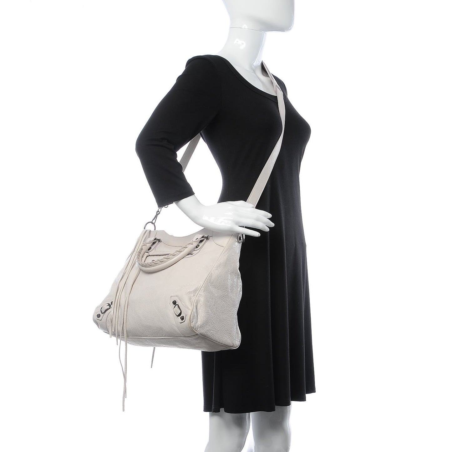 Agneau Classic Hardware Velo Nacre