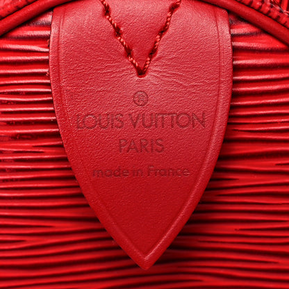 Louis Vuitton Epi Speedy 25 Castillan Red 6 of 13