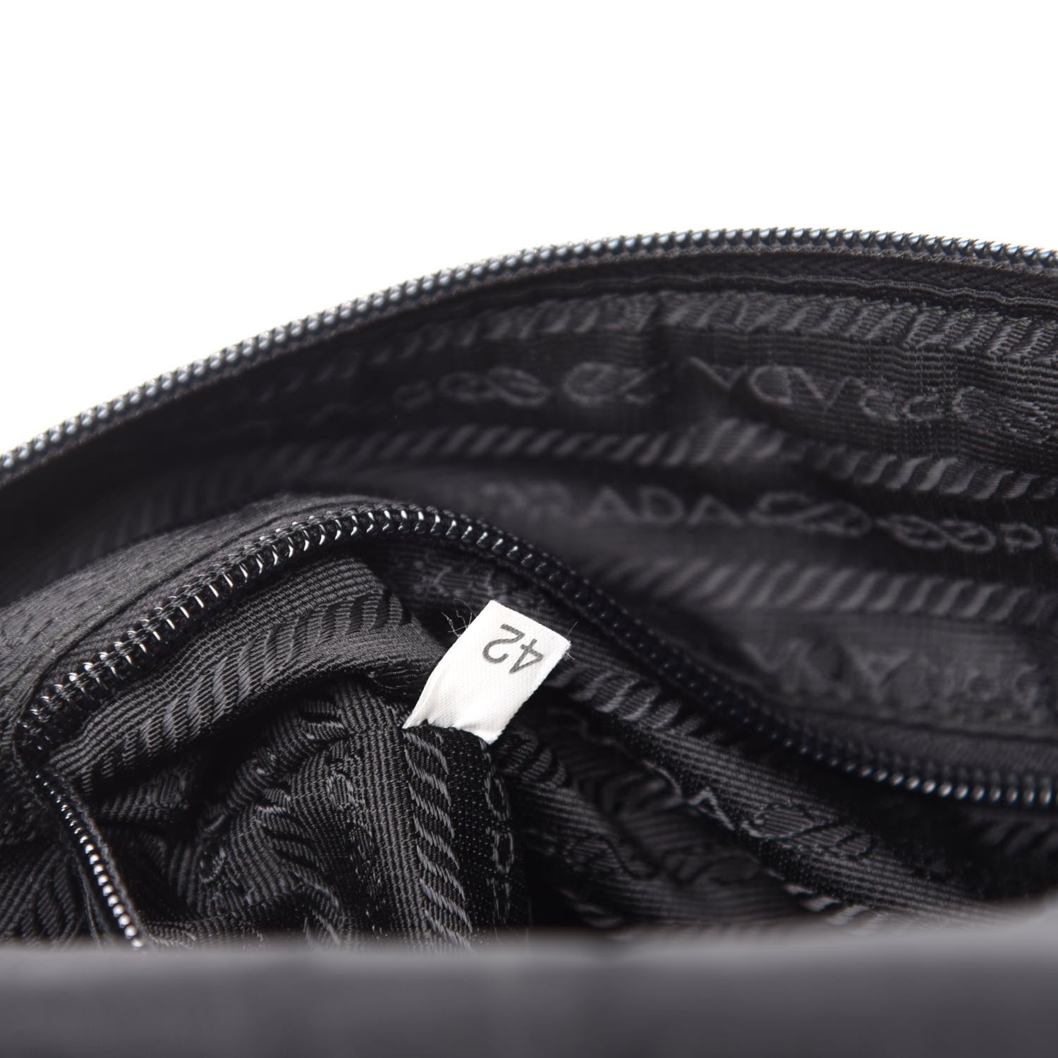 Prada Nylon Vela Tracolla Messenger Bag Black 9 of 10