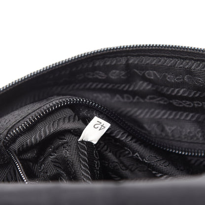 Prada Nylon Vela Tracolla Messenger Bag Black 9 of 10