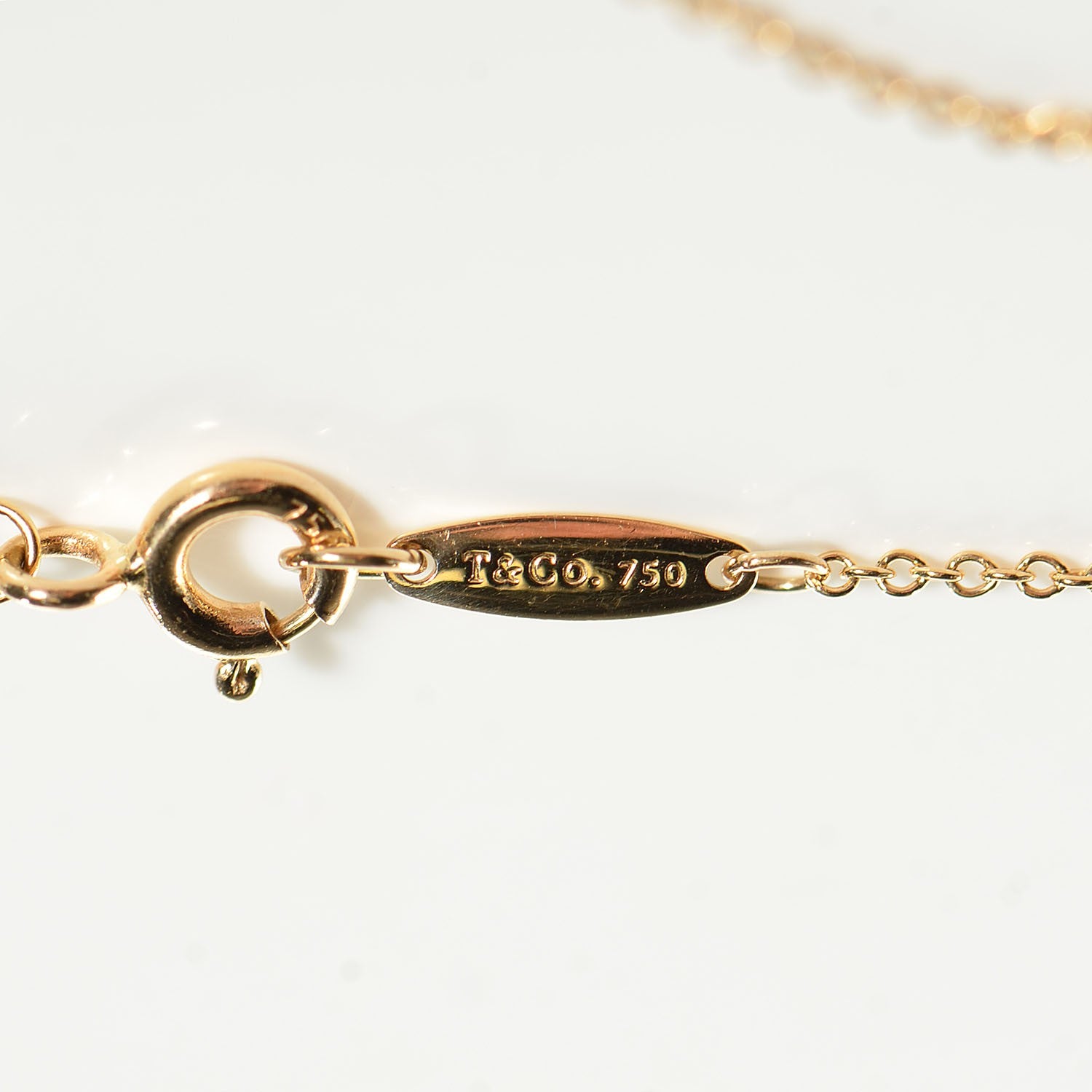 Tiffany 18K Yellow Gold Diamond .08ct Elsa Peretti Diamonds by the Yard Bracelet 5 of 8