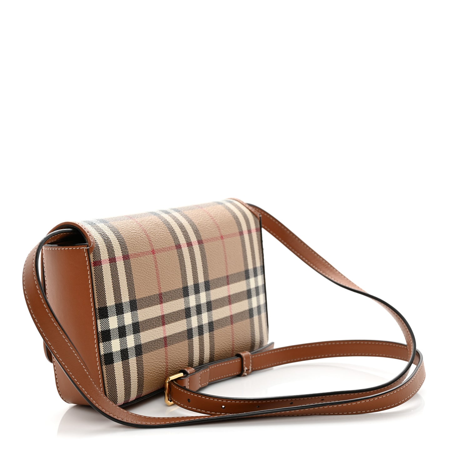 E-Canvas Vintage Check Hampshire Crossbody Archive Beige
