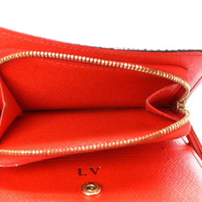 Louis Vuitton Monogram Insolite Coin Purse Wallet Red 6 of 11