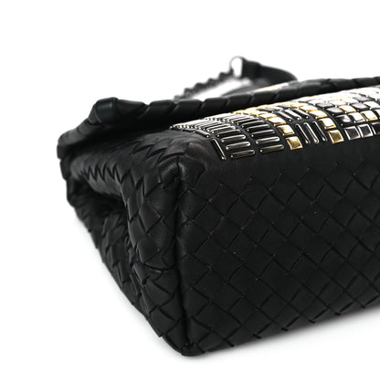 Bottega Veneta Nappa Intrecciato Small Tower Olimpia Bag Black 7 of 8