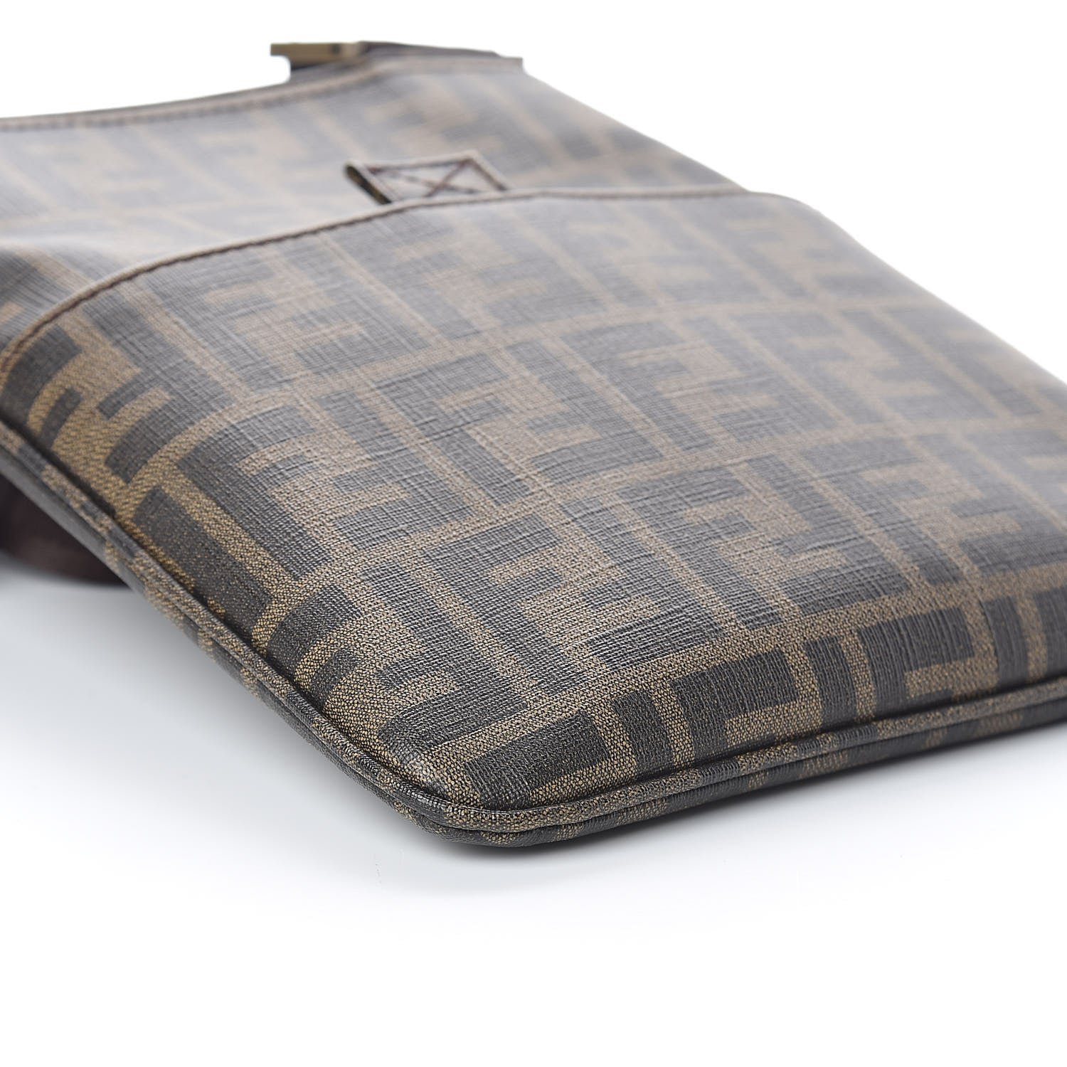 Fendi Zucca Spalmati Messenger Bag Tobacco 7 of 8
