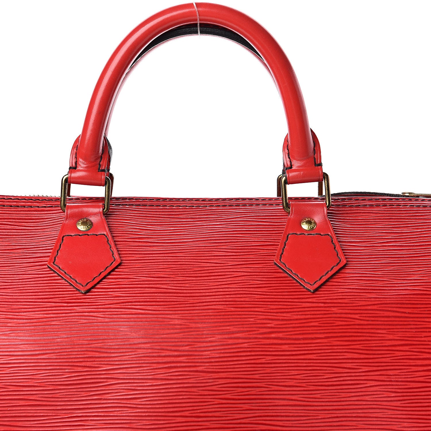 Louis Vuitton Epi Speedy 30 Castillan Red 12 of 13