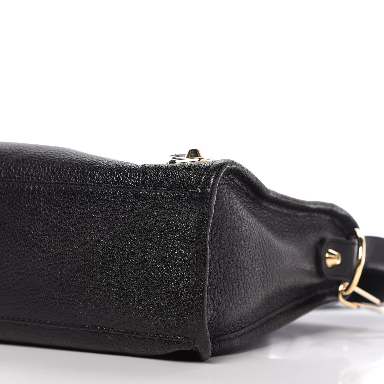 Balenciaga Chevre Gold Metallic Edge Hardware S City Black 7 of 9