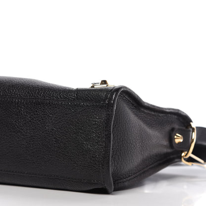 Balenciaga Chevre Gold Metallic Edge Hardware S City Black 7 of 9