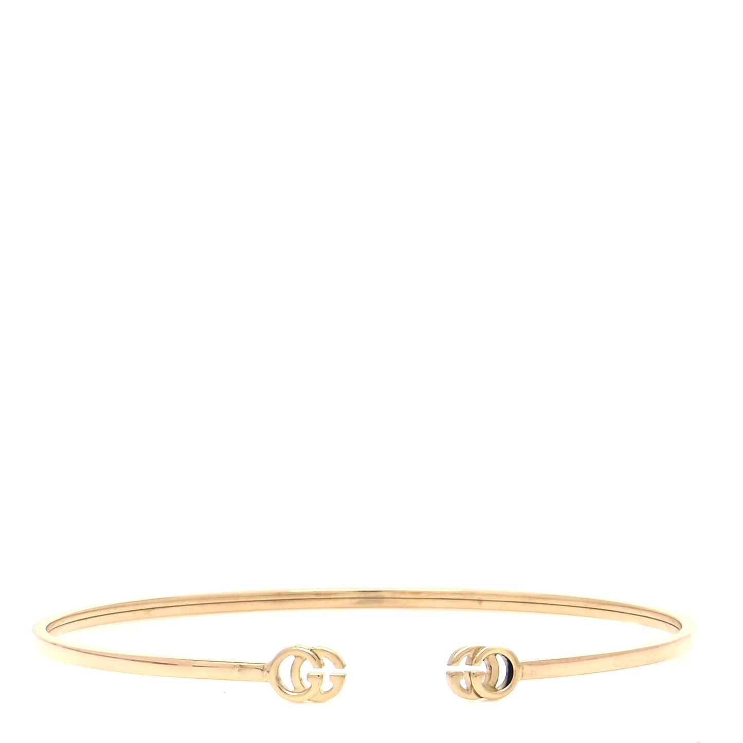 18K Yellow Gold GG Running Cuff Bracelet
