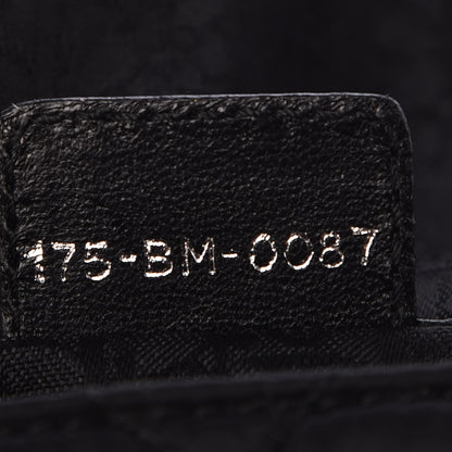 Christian Dior Satin Cannage Lady Dior Convertible Clutch Black 7 of 8