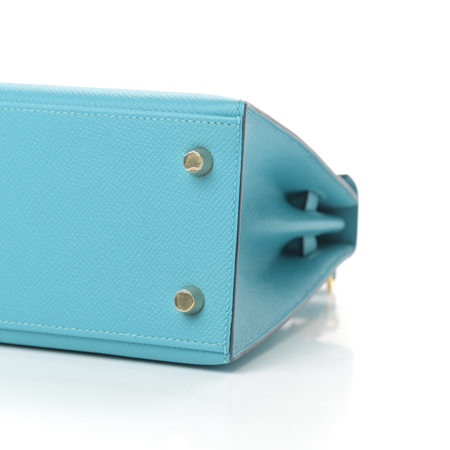 Hermes Epsom Kelly Sellier 25 Bleu Du Nord 9 of 10