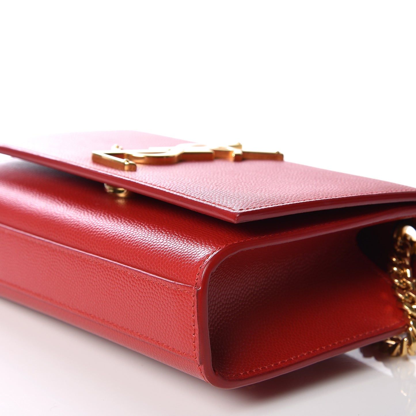 Grain De Poudre Small Monogram Kate Satchel Red